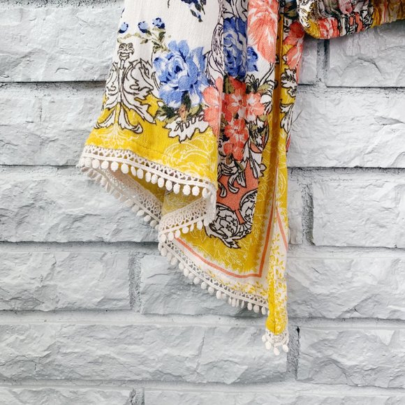 Coco + Jaimeson Boho Crop Top Blouse - Picture 3 of 8